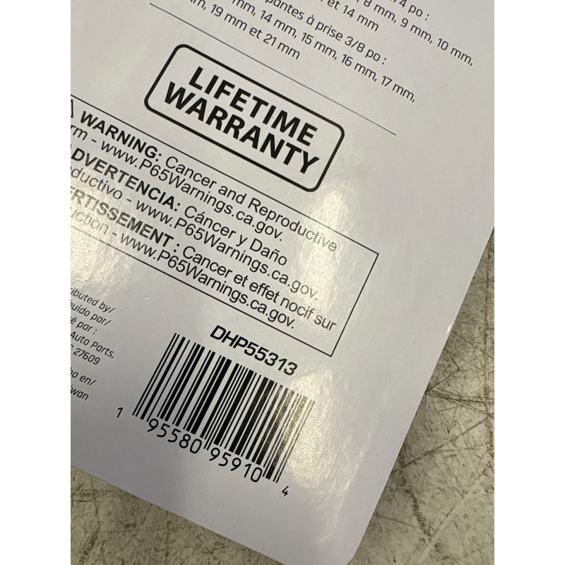 DieHard 1/4" & 3/8" Drive AntiSlip Socket Set Metric 20 Piece Hand Tool DHP55313