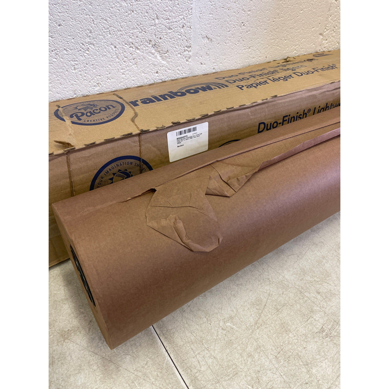 Pacon 63020 Rainbow Duo-Finish Colored Kraft Paper 36-Inch x 1000 ft, Brown