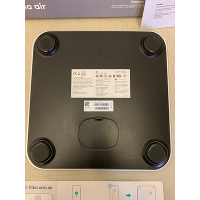 Fitbit Aria Air Bluetooth Digital Body Weight and BMI Smart Scale, White