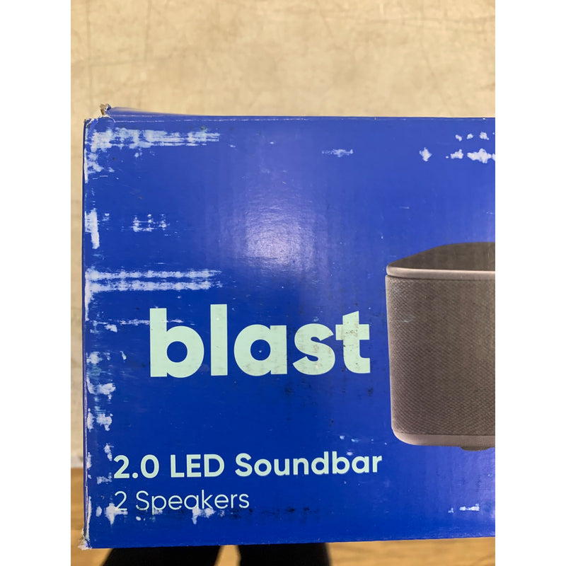 Onn. Blast 2.0 LED 20" Soundbar 2 Speakers, Multi-Color Lighting 4 Modes