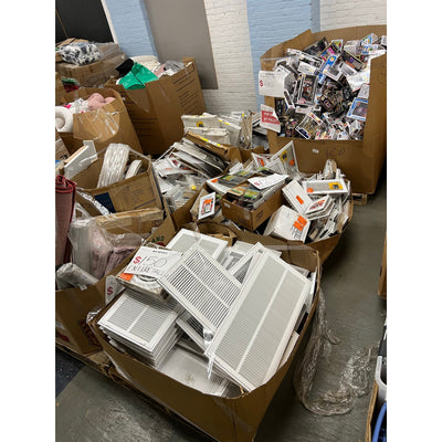Pallets of Clothes, Shoes, Rugs, Blankets, Pet, Electronics Accessories, Baby, & Home Improvement