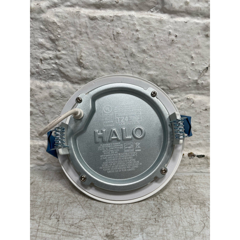 HALO HLB 4 in Recessed Light Kit, Dimmable LED Adjustable, Retrofit Installation
