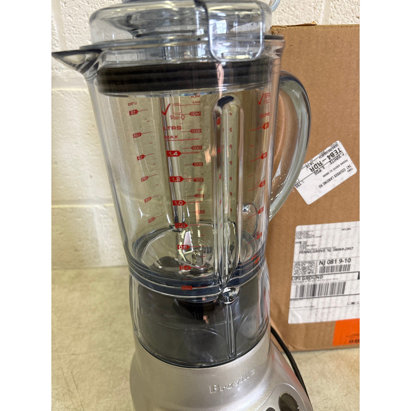 Breville Fresh and Furious Blender, Silver 5 Speed LCD Display REMANUFACTURED