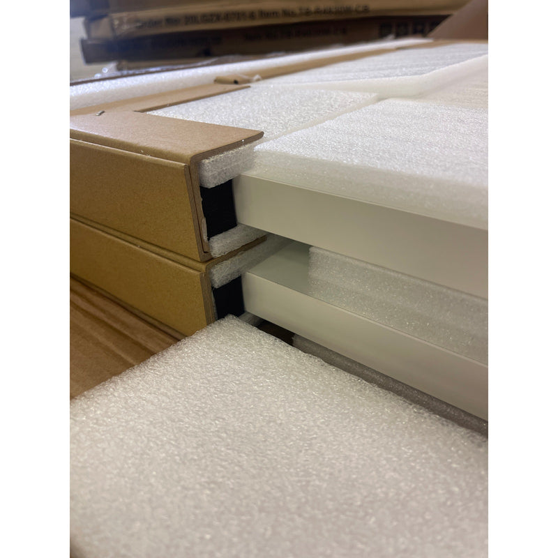 Flexispot L-shaped Desk Top Only, 63" x 40" 2-Piece, White TB-L6340W-CB