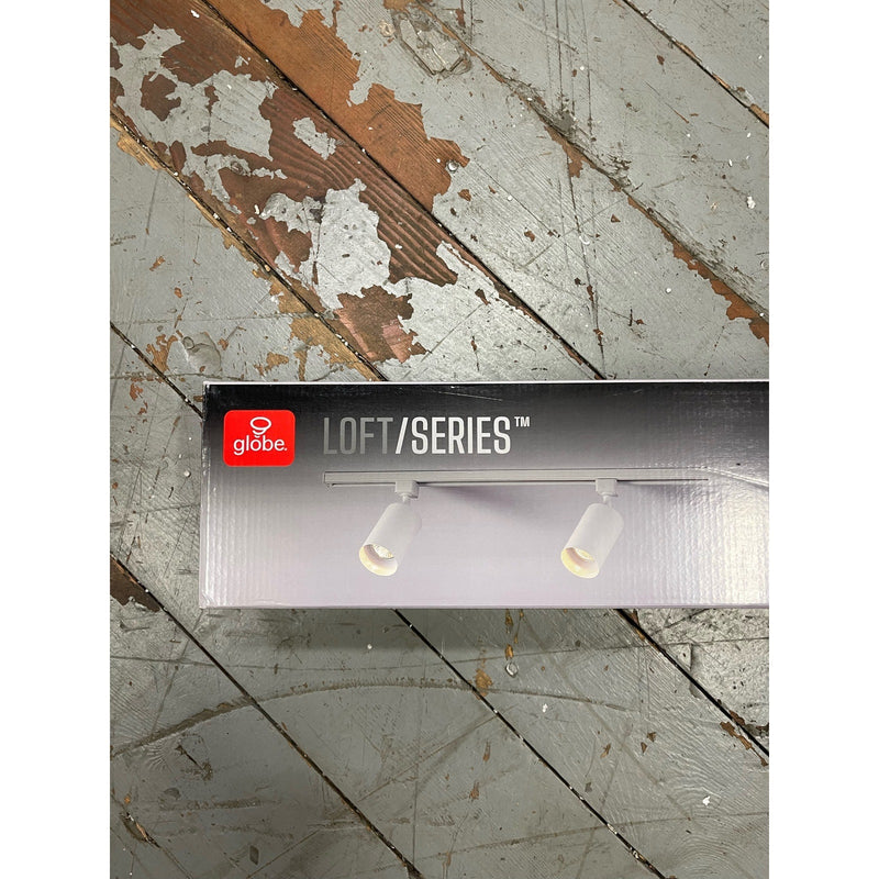 Globe Electric Tribeca 4 Light 56" Adjustable Track Lighting Kit, Matte White