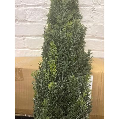 Tresil Two-Pack 4-Feet Artificial Cedar Tree with Pot, Home Decor, Plants, Green