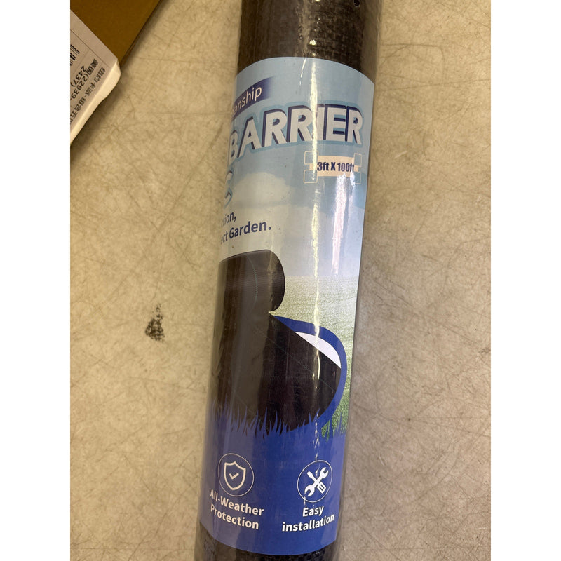 3ftx100ft Landscape Fabric SVINLAT Weed Barrier Fabric, Heavy Duty Woven - Black