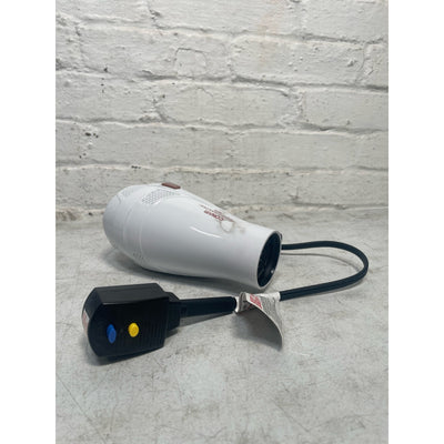 Conair Hair Blow Dryer, Double Ceramic w/ Ionic Conditioning, Travel Size. White