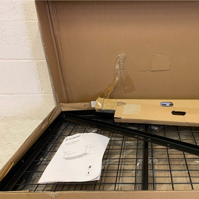 FLEXIMOUNTS  Overhead Garage Storage Adjustable Ceiling Rack 3x6 Missing Screws