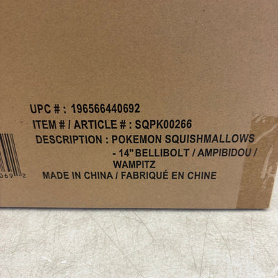 Squishmallows Original 14" Belibolt Pokémon Plush Ultrasoft Official Jazwares