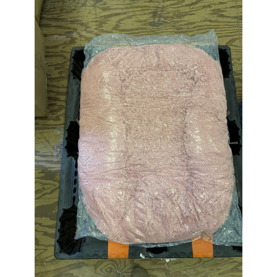 Large Plush Pet Bed- Soft Fluffy Surface, Non-Slip Bottom 42"x30"x5" - Pink