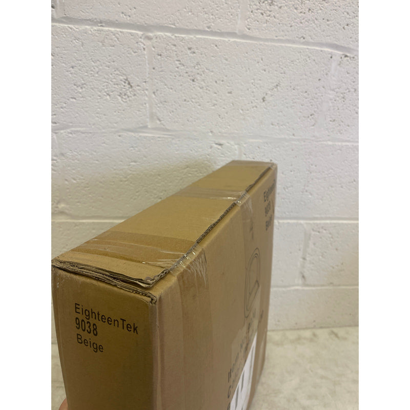 EighteenTek 63" x 63" x 63" Beige Instant Pop Up Bubble Tent Waterproof, Clear