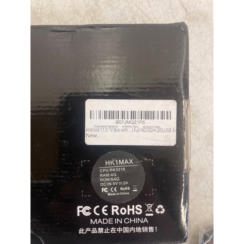 HK1 MAX Android 10.0 TV Box 4GB RAM 32GB ROM 2.4G/5G Dual WiFi MISSING CORDS