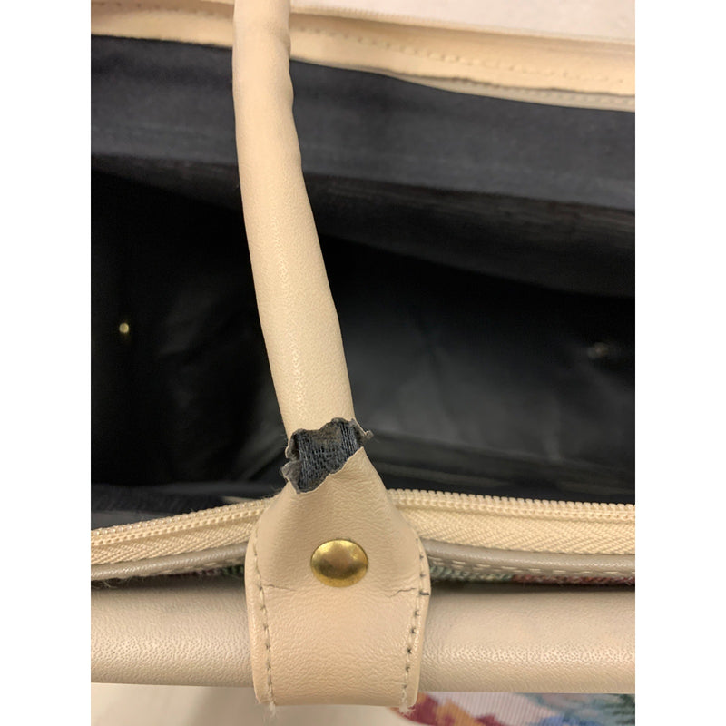 Concourse Tote Bag Floral Dual Handle with Front Zip Pocket 33 x 27 x 16 inches