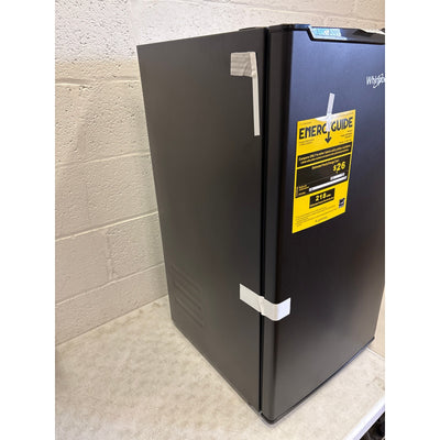 Whirlpool 3.3cu ft Mini Refrigerator Reversible Door Adjustable Thermostat Black