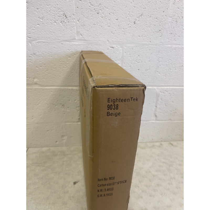 EighteenTek 63" x 63" x 63" Beige Instant Pop Up Bubble Tent Waterproof, Clear