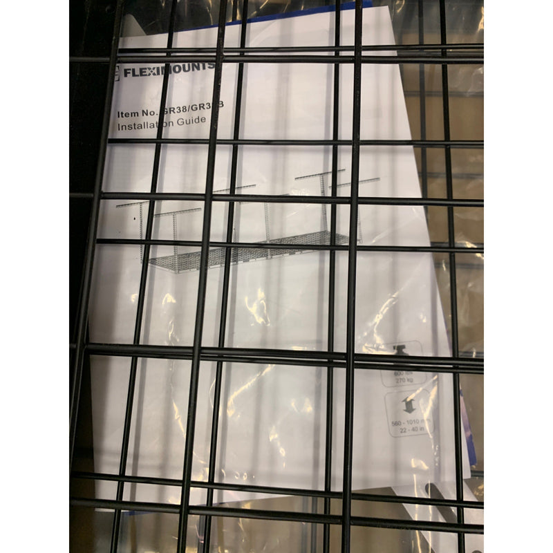 FLEXIMOUNTS Overhead Garage Storage Rack, 3ft x 8ft MISSING HARDWARE