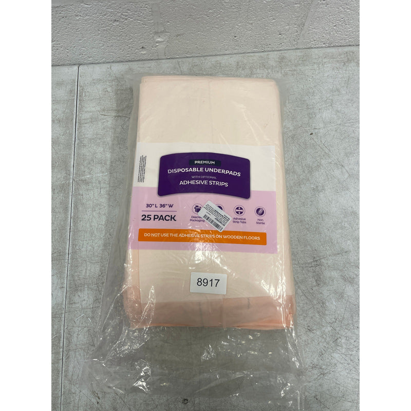 25-PACK Premium Disposable Underpads 30”x36” Ultra Absorbent Bed Pads, X-Large