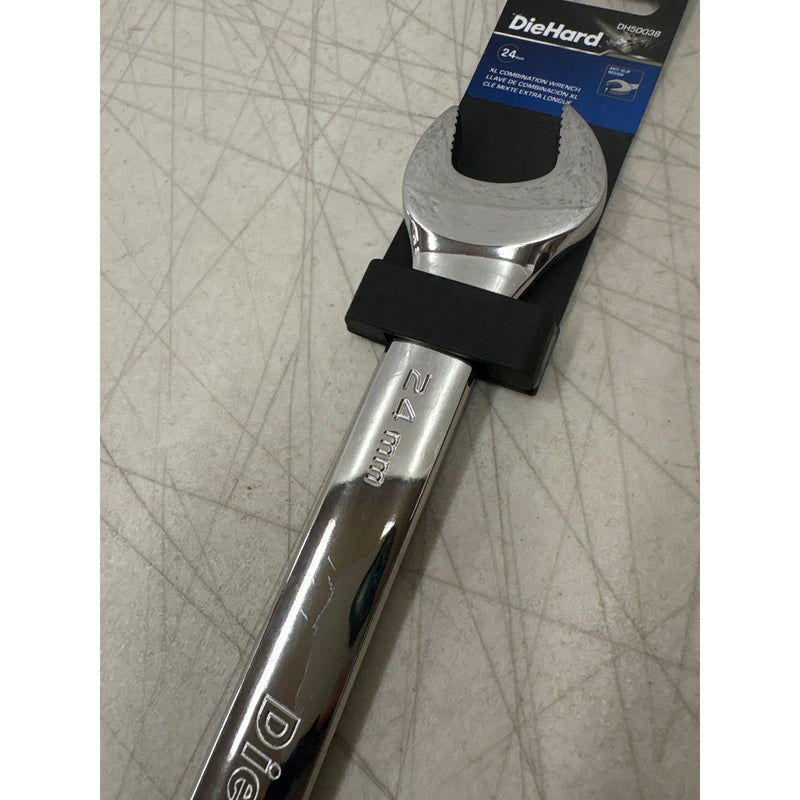 DieHard 24mm Extra Long Combination Wrench Durable Anti-Slip Grip, Tools DH50038