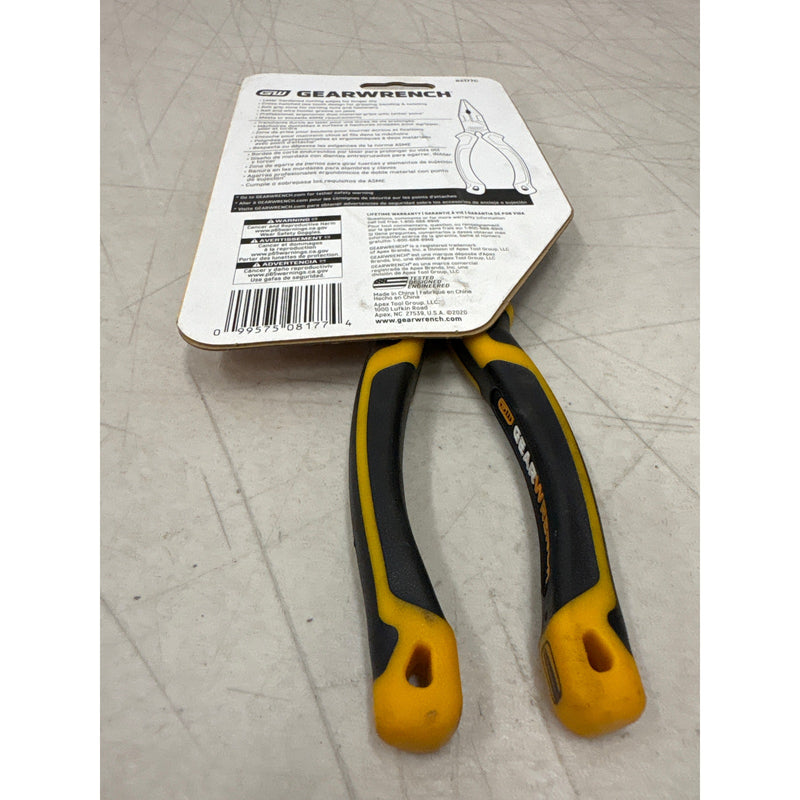 GEARWRENCH 8 in. PITBULL Dual Material Long Nose Pliers, Hand Tools - 82177C