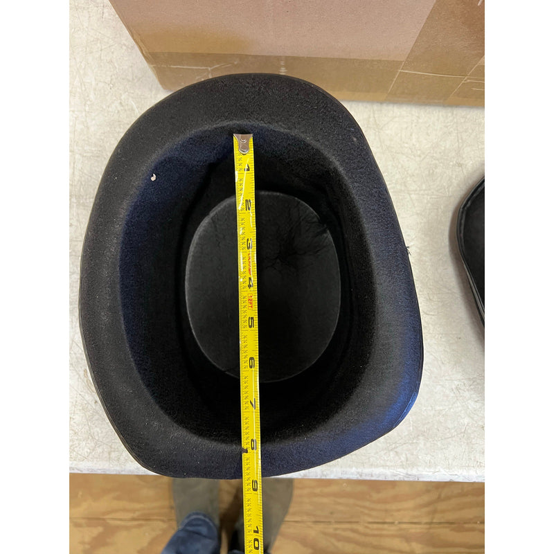 Pallet of 200+ Felt Top Hats for Magician, Derby, Costume Victorian Ringmaster, Black, NEW