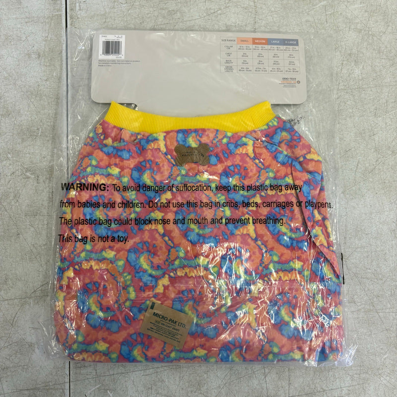 Koolaburra by UGG Printed Pet T-Shirt Dog Clothes - 20-21" Collar, Rainbow - XL