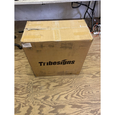 Tribesigns Wood Narrow End Table, Side Table Nightstand w 3-drawers, White