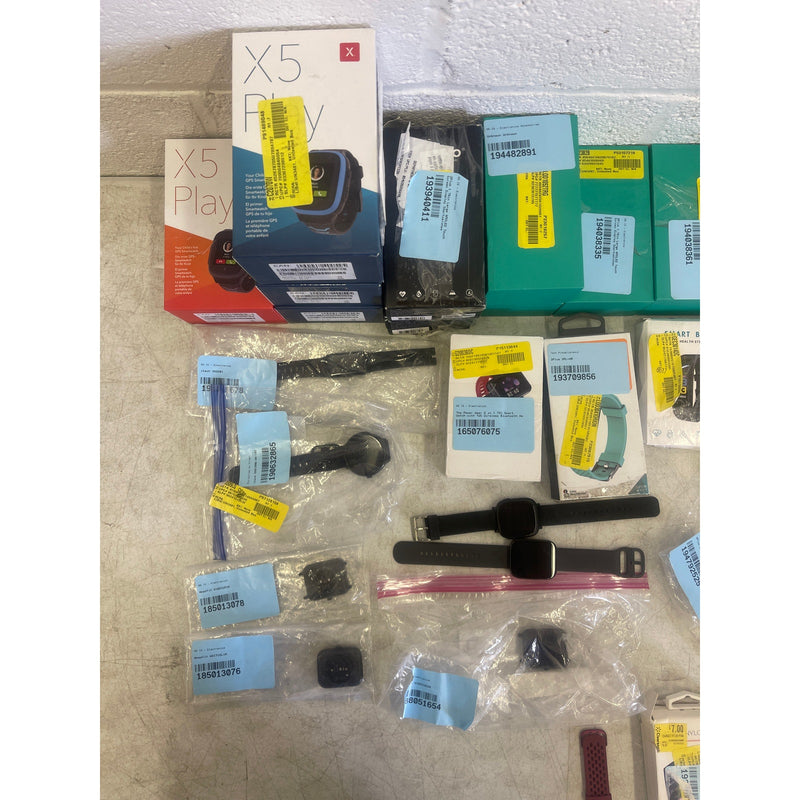 Mix-of-32 Smart Watches, Mixed Condition, Amazfit, 3Plus, Xplora, Willful, Yamay