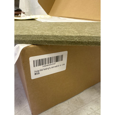 DECORITA Shiplap Felt Wall Panels 23-SqFt Interior Wall Decor, Olive Green 24pcs