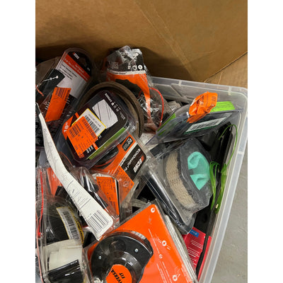 Outdoor Lawn, Garden and Patio Cleanout Pallet, Power Tool Accessories, Watering Equipment