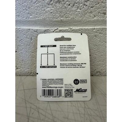 Milton S685-6 Three in One 3/8" FNPT Hose Manifold