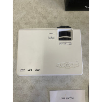 DR.J Professional Mini Projector with Screen Bluetooth 5.2 8000L HD 1080P Large