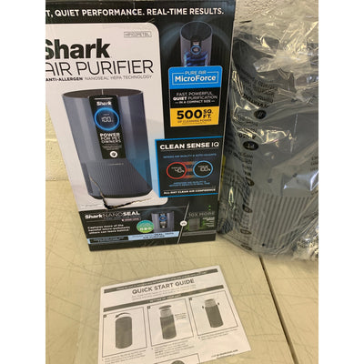Shark Air Purifier Clean Sense for Home HEPA Technology for Allergies HP102PETBL