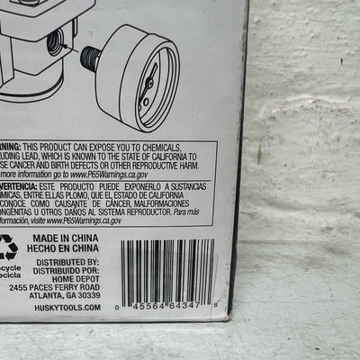 Husky 3/8 in. High Performance Air Regulator, 0-150 PSI, MISSING GAUGE