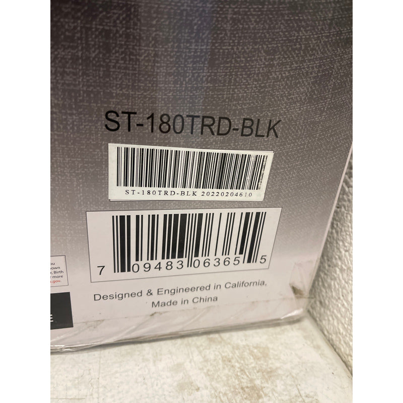 SOUNDSTREAM ST-180TRD-BLK Smart Sound Table Charging Bluetooth Speaker Glass Top