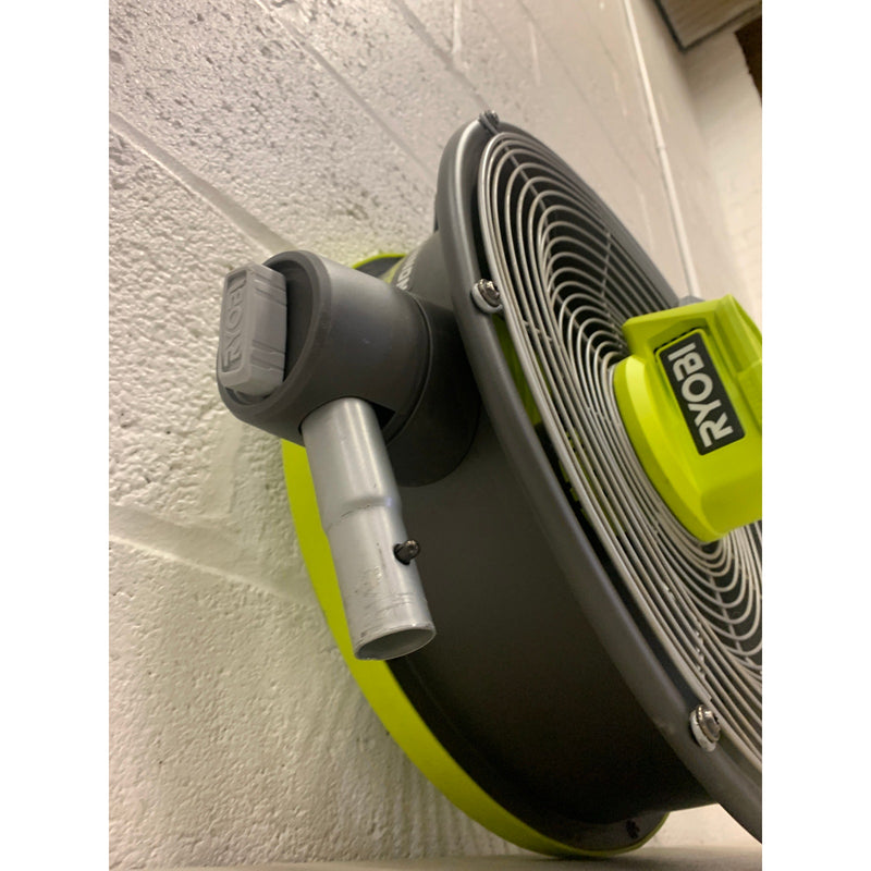 RYOBI Hybrid WHISPER SERIES 14 in. Air Cannon Fan (FAN ONLY) NO LEGS