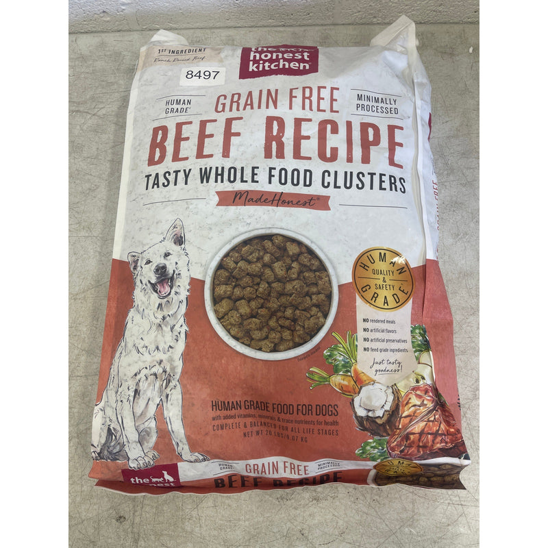 The Honest Kitchen Whole Food Clusters Grain Free Beef Dry Dog Food, 20 lb Bag