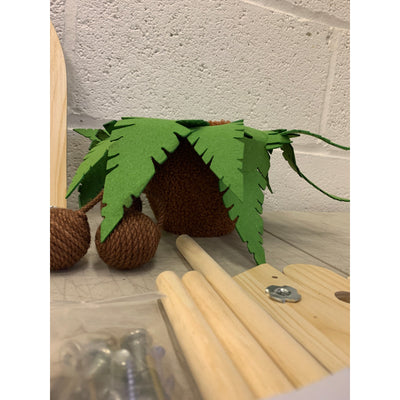 Coconut Tree Tent Cat Nest, Cat Scratching Post Pet Supplies Cat Bed Tropical