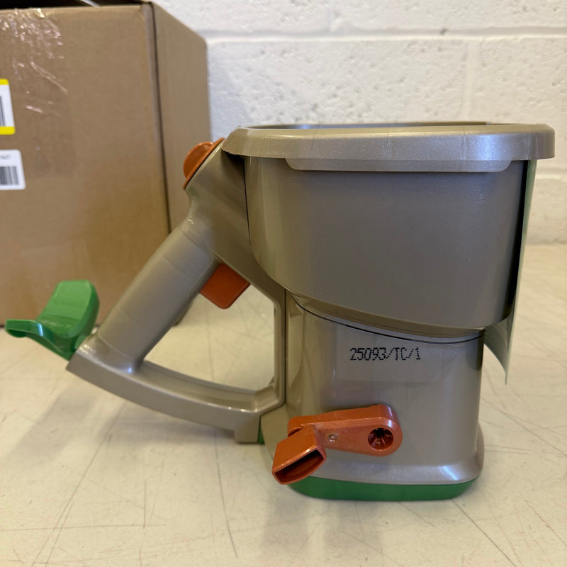 Scotts Whirl Hand-Powered Spreader for Grass Seed, Fertilizer, Salt & Ice Melt