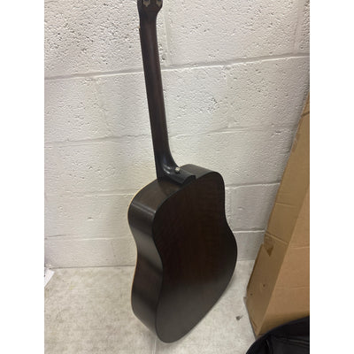 BPM 6 String Acoustic Guitar Bundle, Natural Steel w Case & Strap - Dreadnought