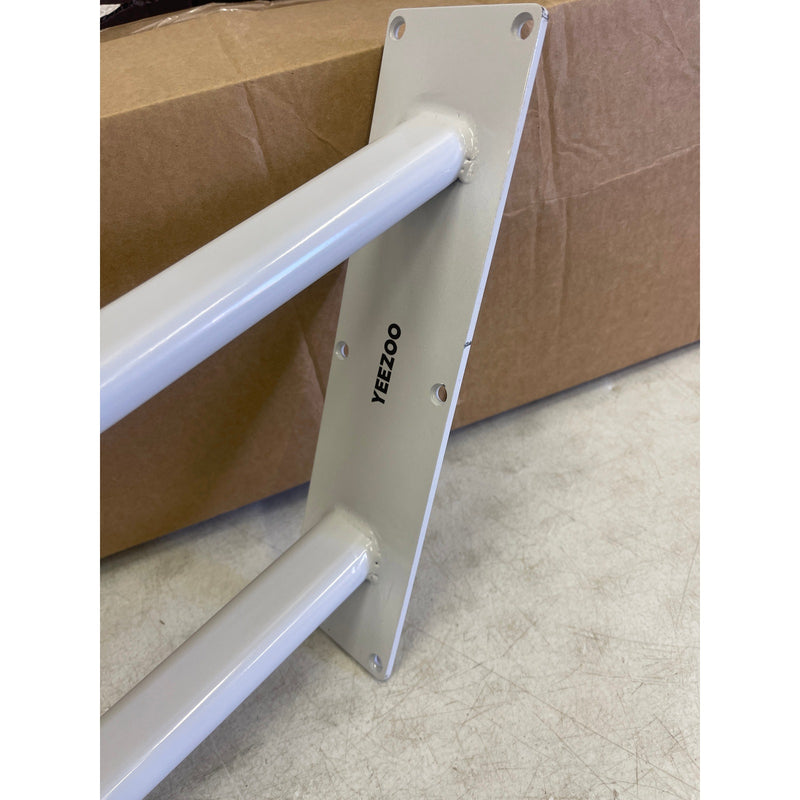 Yeezoo Outdoor Handrail Wall Mount, Garage Railing with Polished White Finished