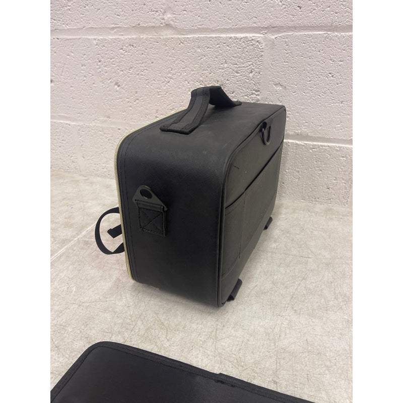 13 x 9 x 6 Inch Traveling Makeup Case, Multiple Compartments for Storage