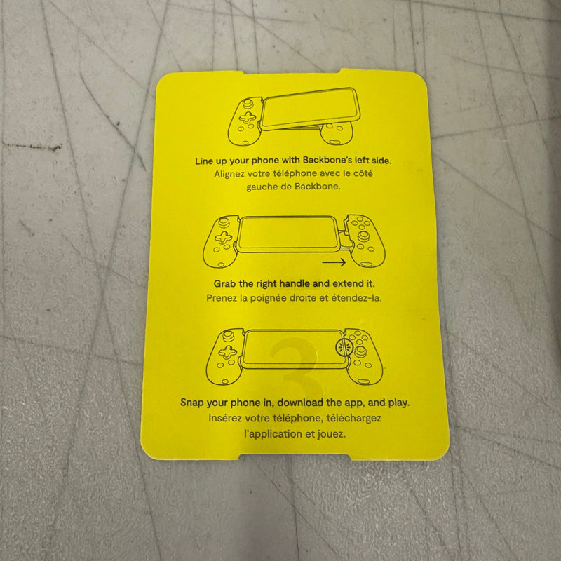 Backbone One Lightning Mobile Gaming Controller for iPhone 5-14 Series, Black