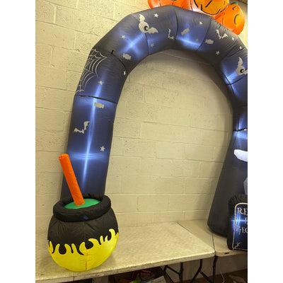 10' Halloween Inflatable Archway Outdoor Decorations, Halloween Arch Blow Up