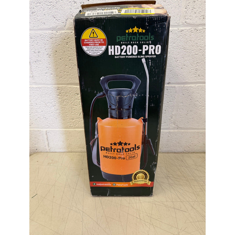 PetraTools HD-200 Pro Battery Powered 2 gallon Sling Sprayer with Sling Strap