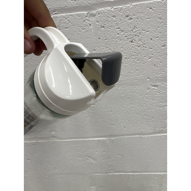 MEIZI Oil & Vinegar Dispenser 630 ml - Automatically Opens When Tilted - White