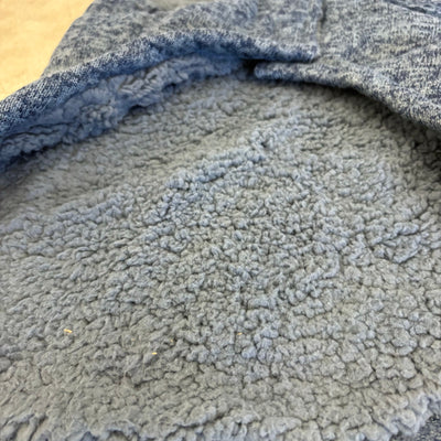 Koolaburra by UGG Pet Flannery Half Zip Dog Vest - 17-18" Collar, Blue - Large