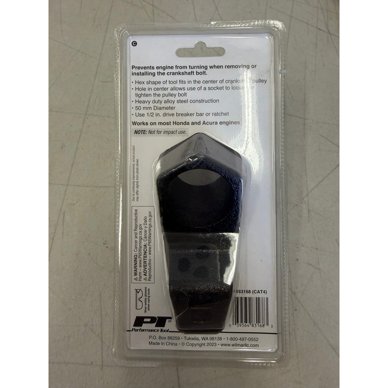 Performance Tool CrankShaft Pulley Holder for Honda-Acura, 50mm