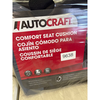 1-Pack AutoCraft Car/SUV/Truck Seat Cushion Black/Grey Universal Breathable