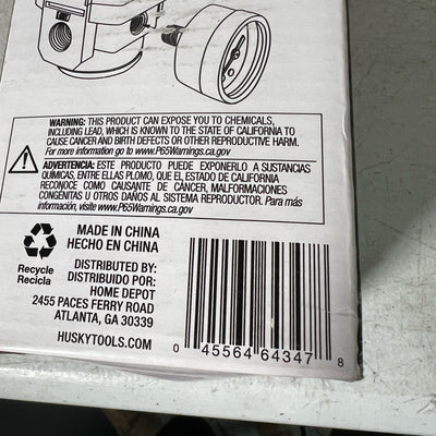 Husky 3/8 in. High Performance Air Regulator, 0-150 PSI 1003211355